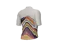 Ale PR-E Rainbow Fietsshirt Korte Mouwen Beige/Multi Heren