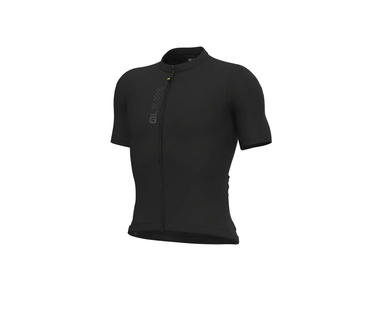 Ale Pragma Color Block Fietsshirt Korte Mouwen Zwart Heren