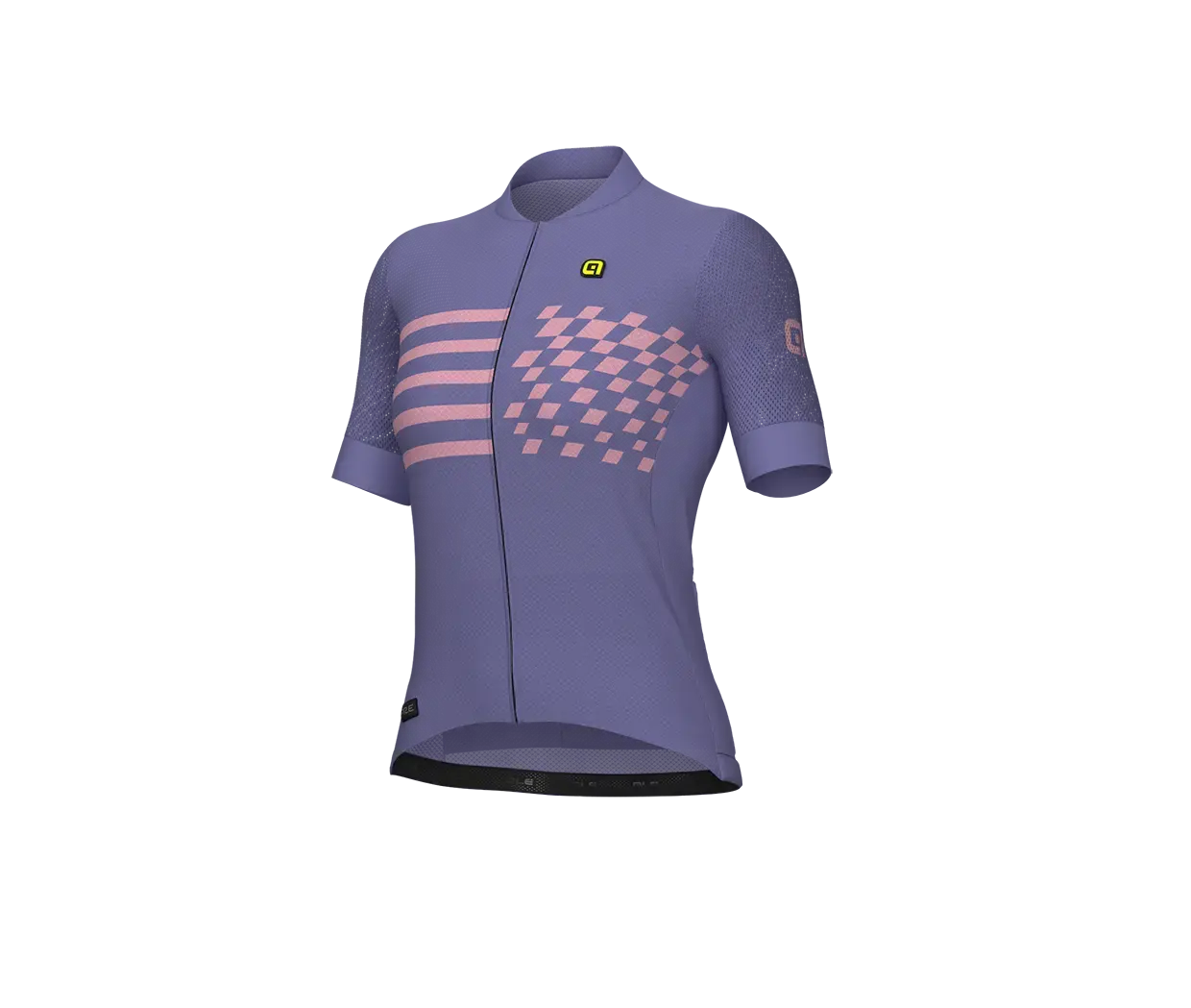 Ale PR-E Play Fietsshirt Korte Mouwen Paars/Roze Dames