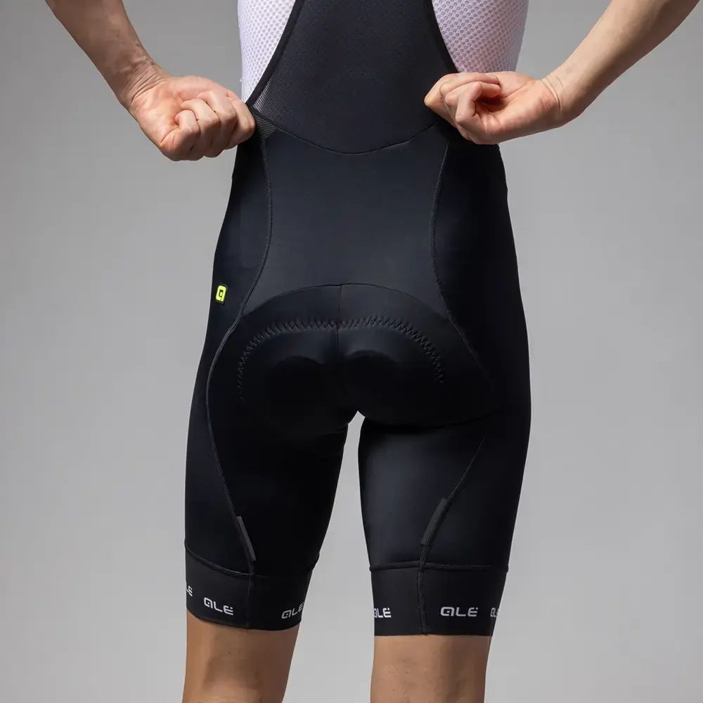 Ale PR-E Strada 2.0 Fietsbroek Kort Zwart/Wit Heren