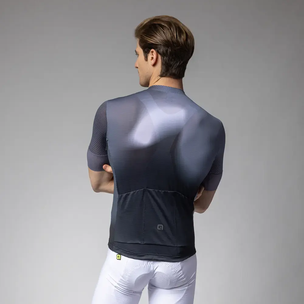 Ale PR-E Flash Fietsshirt Korte Mouwen Zwart Heren