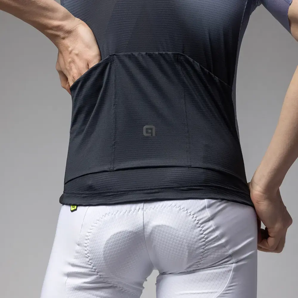 Ale PR-E Flash Fietsshirt Korte Mouwen Zwart Heren