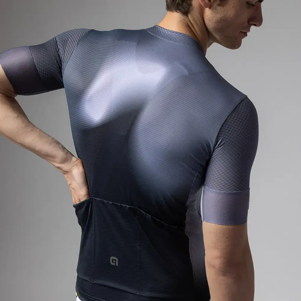 Ale PR-E Flash Fietsshirt Korte Mouwen Zwart Heren