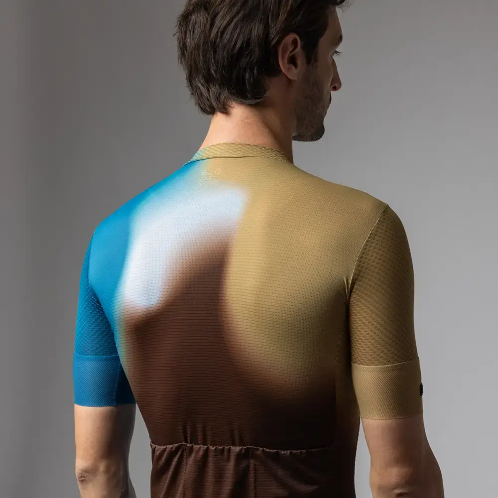 Ale PR-E Flash Fietsshirt Korte Mouwen Goud Heren
