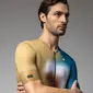 Ale PR-E Flash Fietsshirt Korte Mouwen Goud Heren