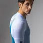 Ale PR-E Flash Fietsshirt Korte Mouwen Blauw/Multi Heren