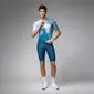 Ale PR-E Flash Fietsshirt Korte Mouwen Blauw/Multi Heren
