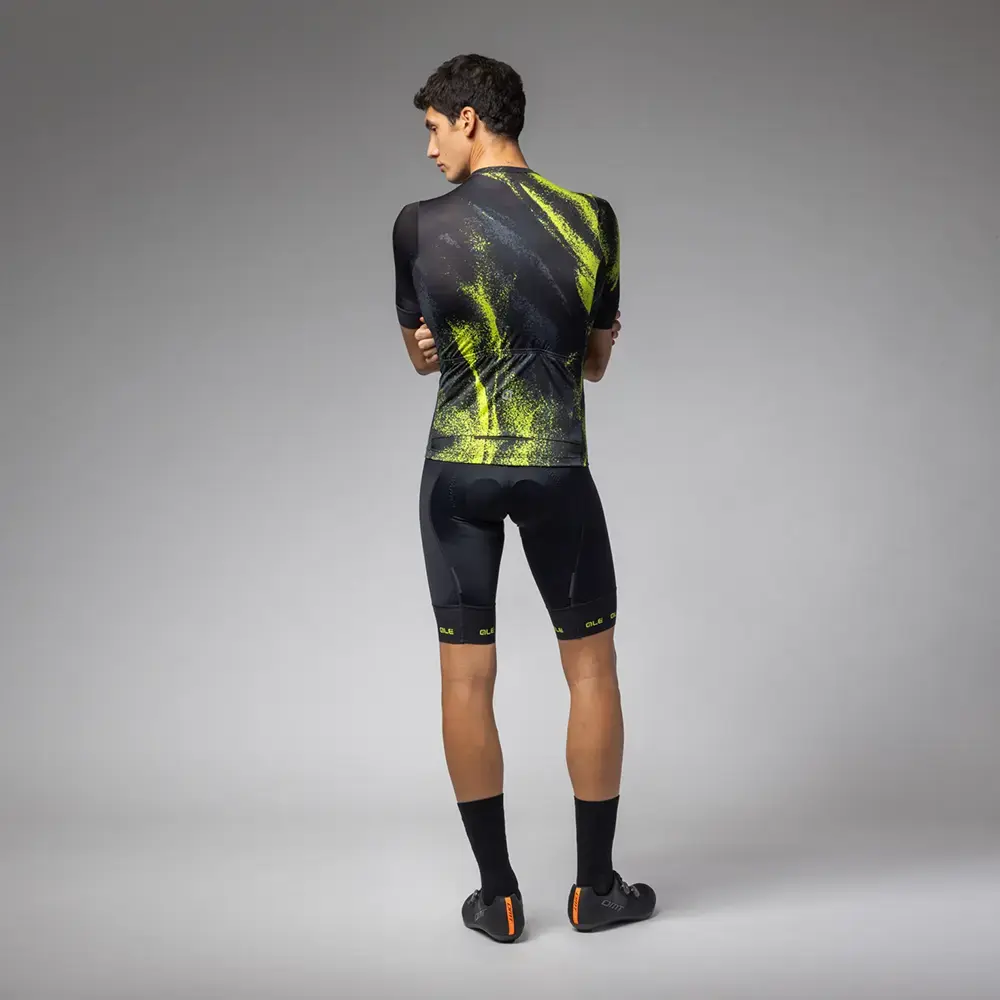 Ale Pragma Trace Fietsshirt Korte Mouwen Groen Heren
