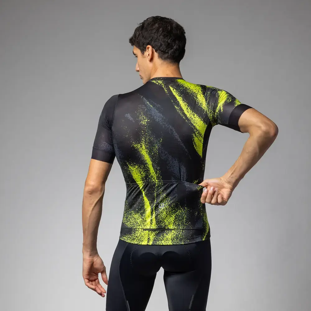 Ale Pragma Trace Fietsshirt Korte Mouwen Groen Heren
