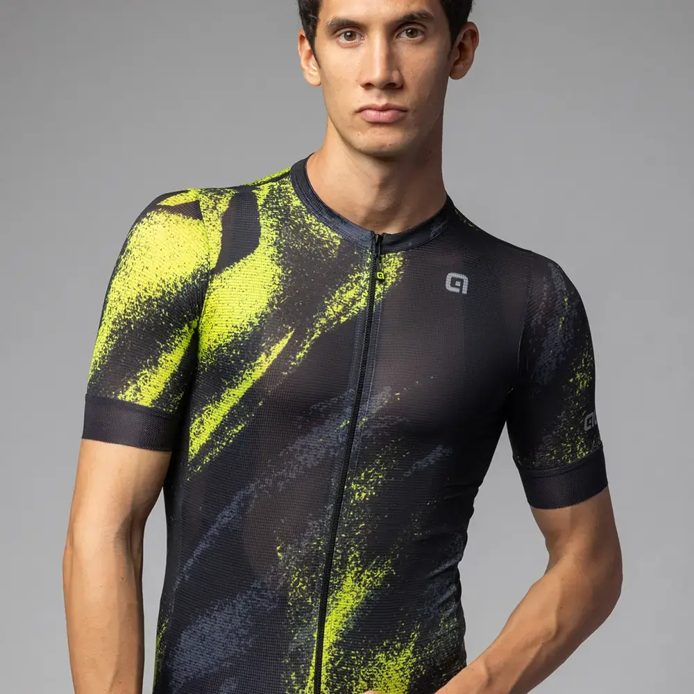 Ale Pragma Trace Fietsshirt Korte Mouwen Groen Heren