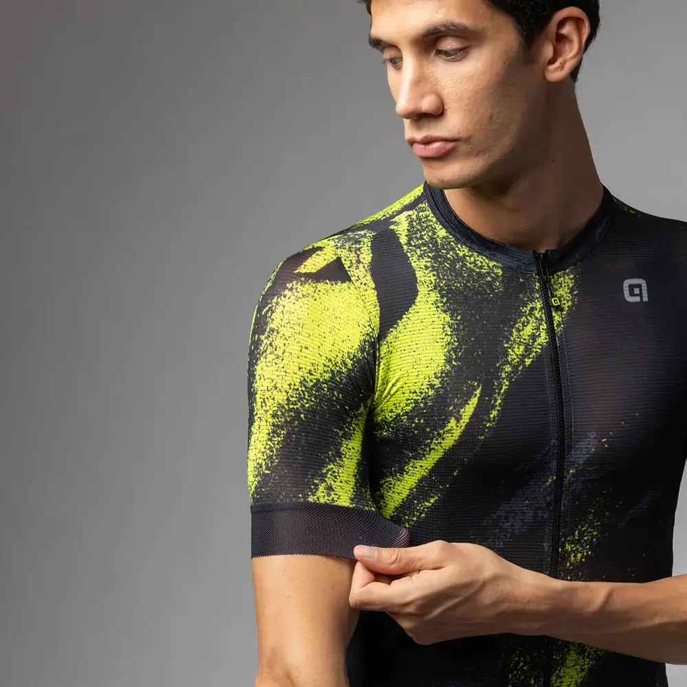 Ale Pragma Trace Fietsshirt Korte Mouwen Groen Heren