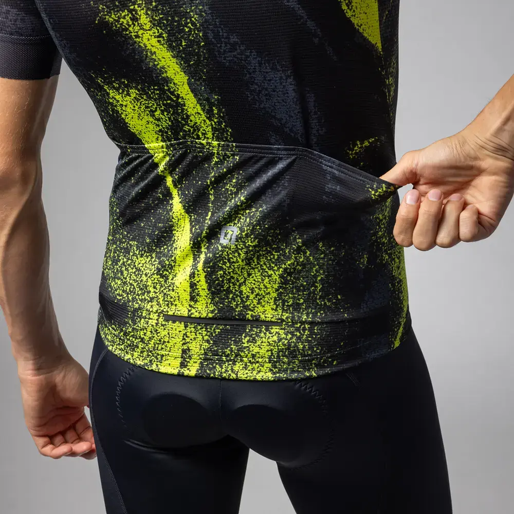Ale Pragma Trace Fietsshirt Korte Mouwen Groen Heren