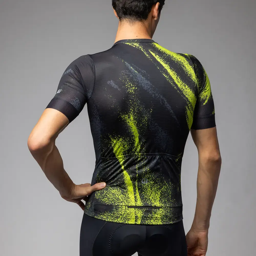 Ale Pragma Trace Fietsshirt Korte Mouwen Groen Heren