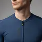 Ale Pragma Color Block Off Road Fietsshirt Korte Mouwen Donkerblauw Heren