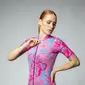 Ale PR-E Honolulu Fietsshirt Korte Mouwen Roze Dames