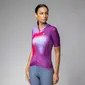 Ale PR-E Flash Fietsshirt Korte Mouwen Paars Dames