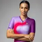 Ale PR-E Flash Fietsshirt Korte Mouwen Paars Dames