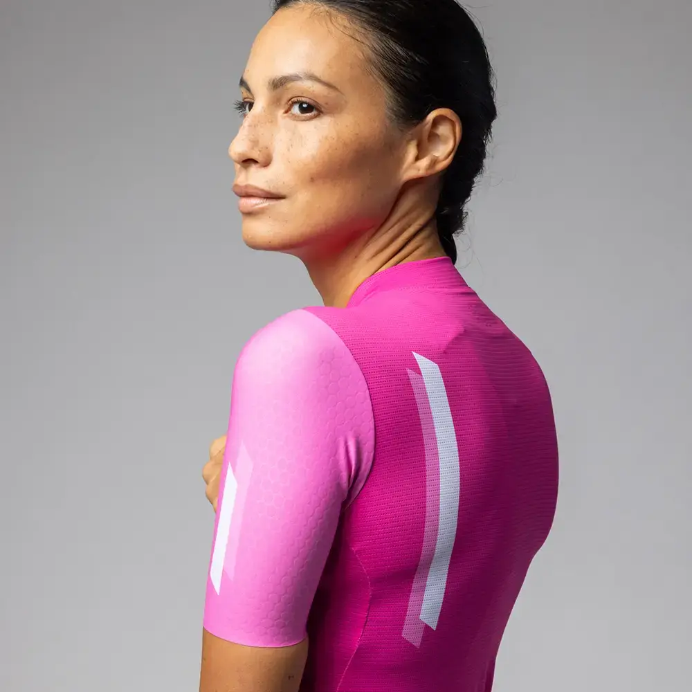 Ale PR-E Follow Me Fietsshirt Korte Mouwen Roze Dames