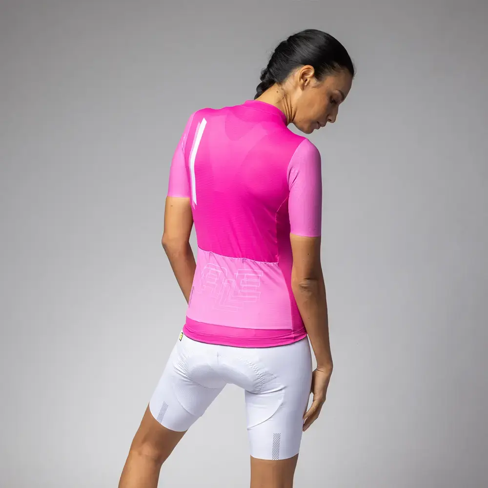 Ale PR-E Follow Me Fietsshirt Korte Mouwen Roze Dames