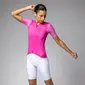 Ale PR-E Follow Me Fietsshirt Korte Mouwen Roze Dames