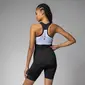 Ale Pragma Color Block Skinsuit Zonder Mouwen Zwart/Wit Dames