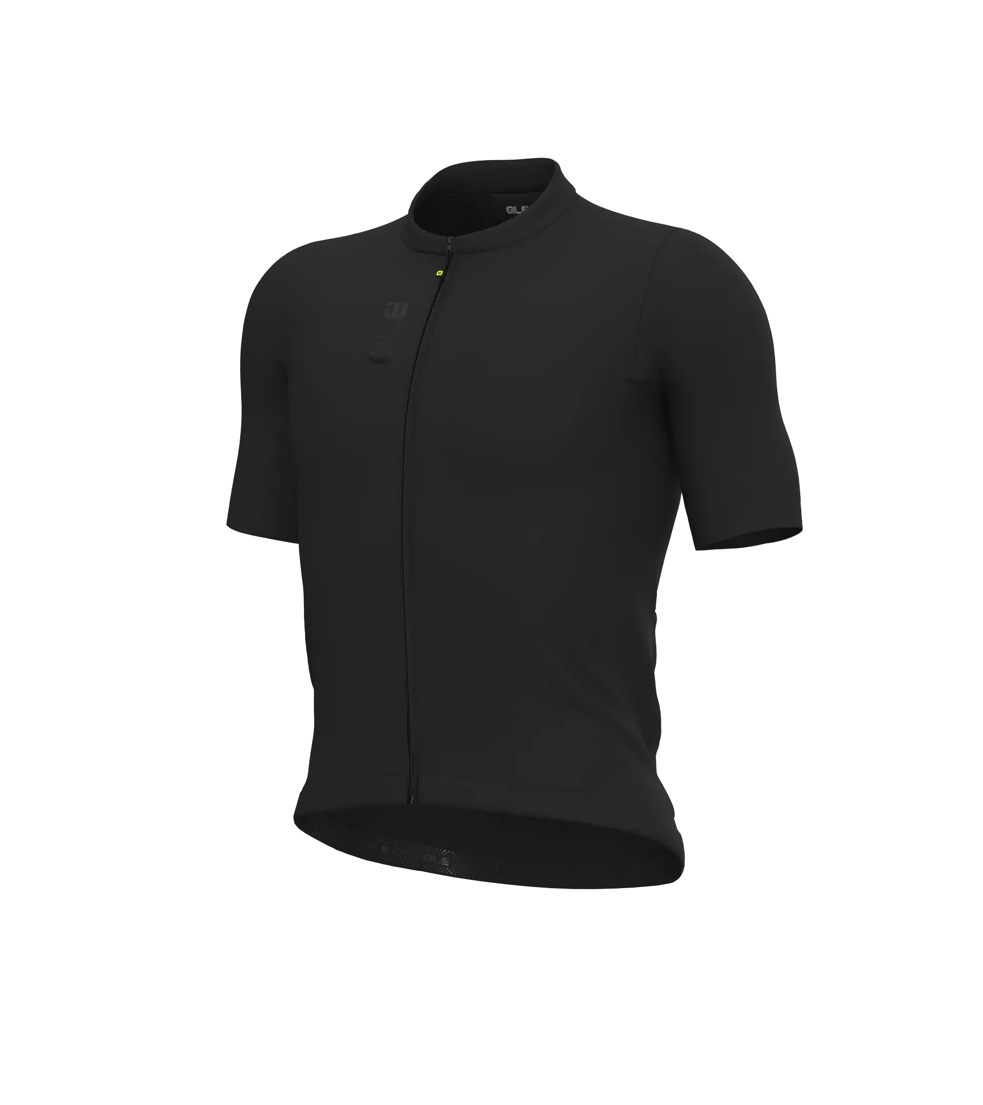 ALE Pragma Color Block Fietsshirt Korte Mouwen Zwart Heren