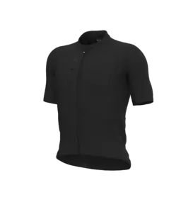 Ale Pragma Color Block Fietsshirt Korte Mouwen Zwart Heren