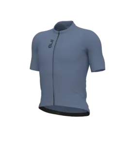 Ale Pragma Color Block Fietsshirt Korte Mouwen Paars Heren