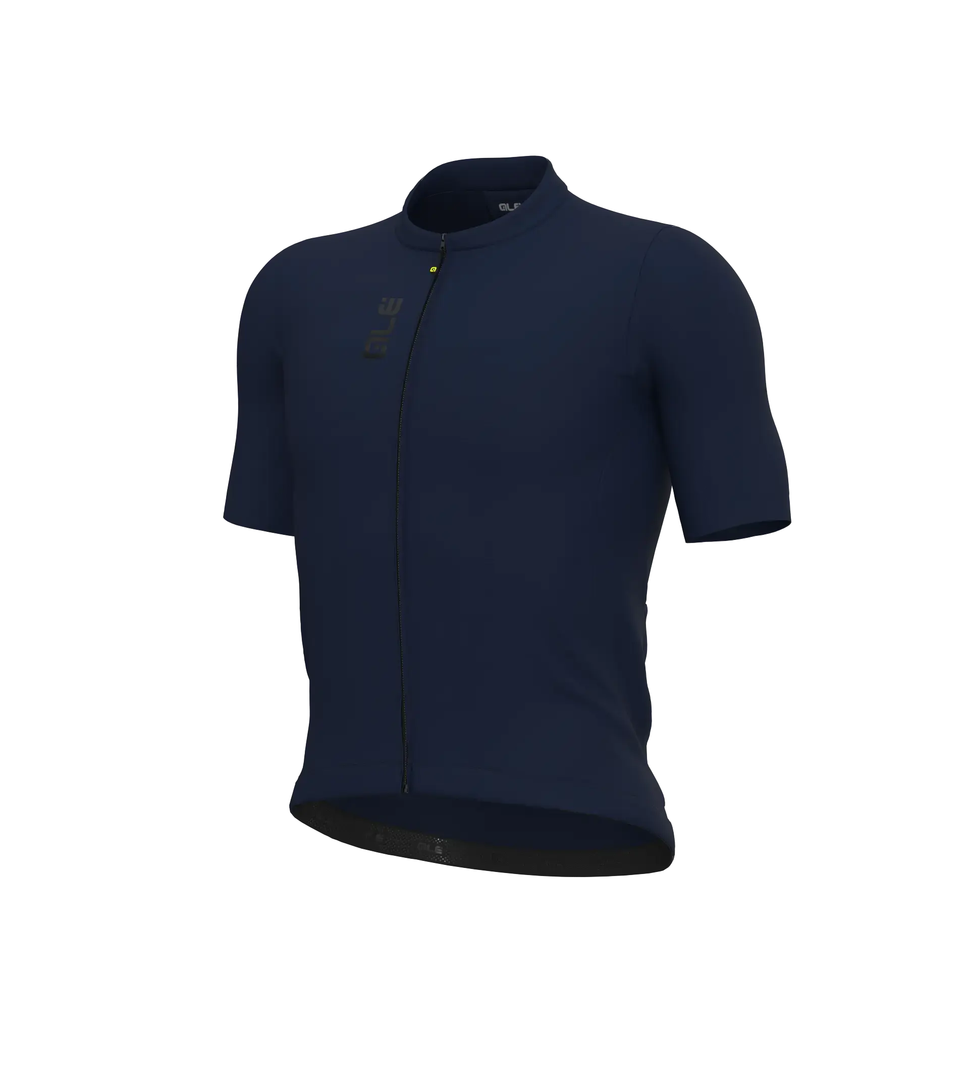 ALE Pragma Color Block Fietsshirt Korte Mouwen Donkerblauw Heren