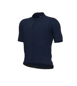 Ale Pragma Color Block Fietsshirt Korte Mouwen Donkerblauw Heren