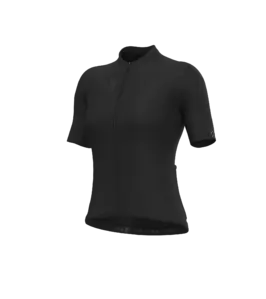 Ale Pragma Color Block Fietsshirt Korte Mouwen Zwart Dames