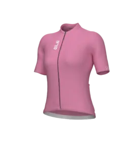 Ale Pragma Color Block Fietsshirt Korte Mouwen Roze Dames