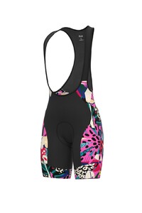 Ale PRR Kenya Fietsbroek Kort Zwart/Fluo Roze Dames