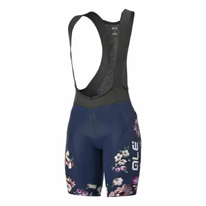 Ale Graphics PRR Fiori Fietsbroek Kort Blauw Dames