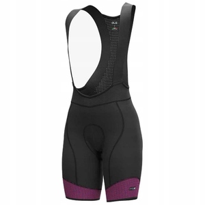 Ale PR-S Master 2.0 Fietsbroek Kort Zwart/Fluo Roze Dames