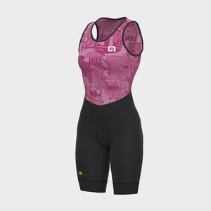 Ale R-EV1 Velocity Integrato Tijdritpak Roze/Zwart Dames