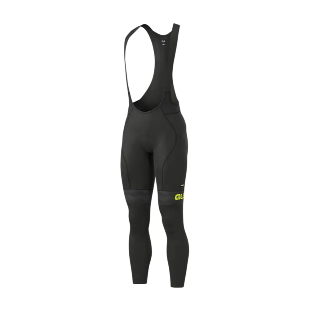 ALE PR-R Mild Fietsbroek Lang Zwart/Fluo Geel Heren