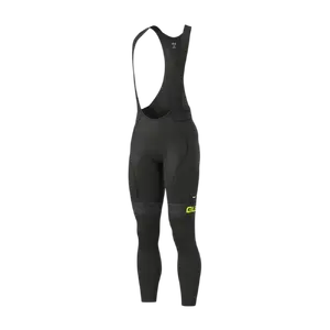 ALE PR-R Mild Fietsbroek Lang Zwart/Fluo Geel Heren