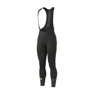 ALE R-EV1 Clima Warm Fietsbroek Lang Zwart/Fluo Geel Heren