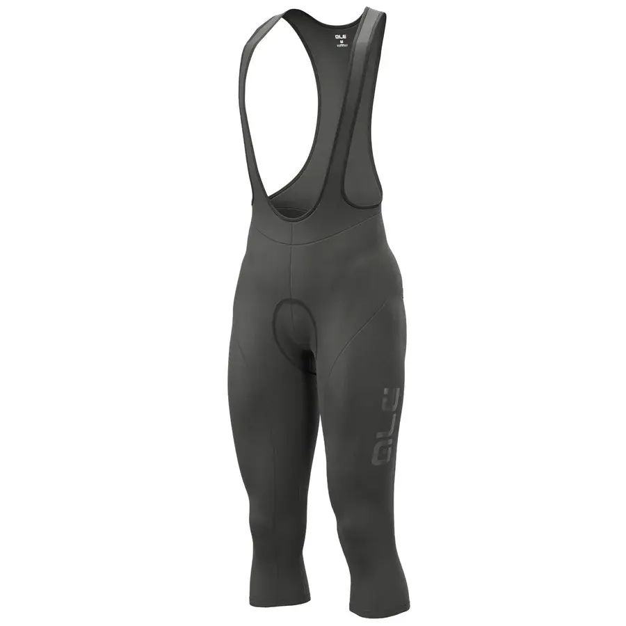 ALE Solid Winter Fietsbroek Driekwart Zwart Heren