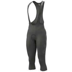 ALE Solid Winter Fietsbroek Driekwart Zwart Heren