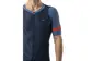 Etxeondo Mendi Fietsshirt Korte Mouwen Blauw/Oranje Heren
