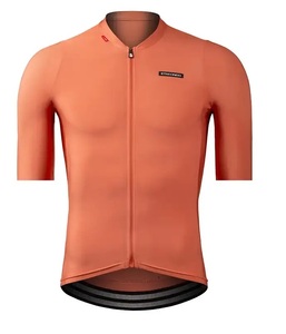 Etxeondo Alde Metalic Fietsshirt Korte Mouwen Oranje Heren