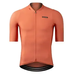 Etxeondo Alde Metalic Fietsshirt Korte Mouwen Oranje Heren