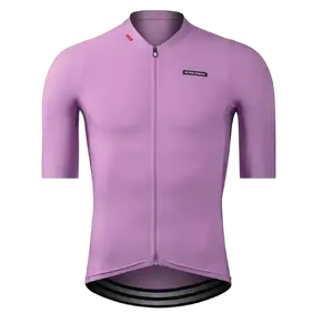 Etxeondo Alde Metalic Fietsshirt Korte Mouwen Paars Heren
