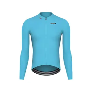 Etxeondo Alde Fietsshirt Lange Mouwen Lichtblauw Heren