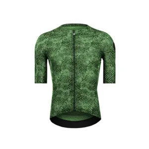 Etxeondo Trama Fietsshirt Korte Mouwen Groen Heren