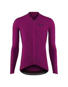 Etxeondo Alde Thermo Fietsshirt Lange Mouwen Donkerrood Heren