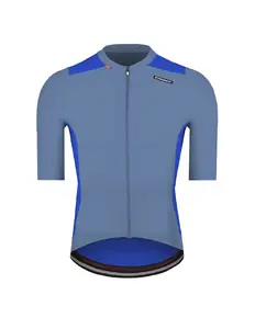 Etxeondo Alde 110LW Color Edition Fietsshirt Korte Mouwen Blauw Heren