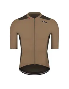 Etxeondo Alde 110LW Color Edition Fietsshirt Korte Mouwen Bruin Heren